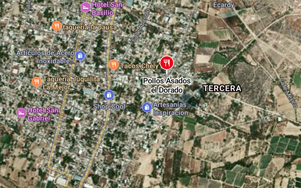 Ubicación del restaurante